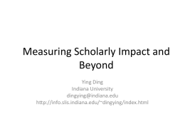 Knowledge Graph Search - Indiana University Bloomington