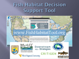 Brook trout habitat prioritization tool