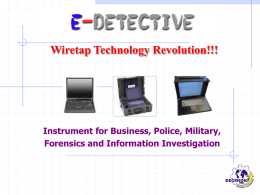 E-Detective may capture the signal in air Ranging from 50 to 100