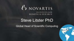 PowerPoint - NIBR Open Source - Novartis Institutes for BioMedical
