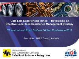 Paul Hillier - SaferRoads Conference