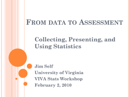 From Data to Assessment: Collecting