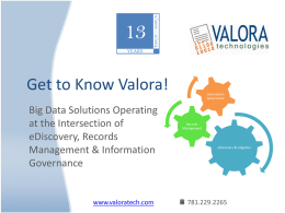 Get to Know Valora! - Valora Technologies
