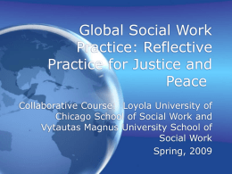 Global Social Work Practice
