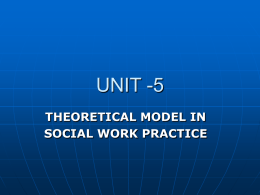 UNIT 5 SWP - Social Empowerment