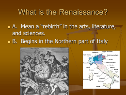 Renaissance PPT
