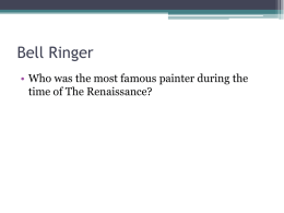Bell Ringer - TeacherWeb