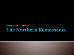 The Northern Renaissance - White Plains Public Schools
