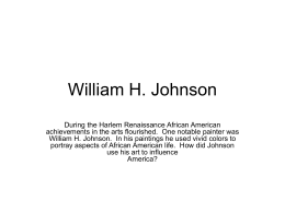 William H Johnson