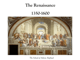 The Renaissance - West and the World