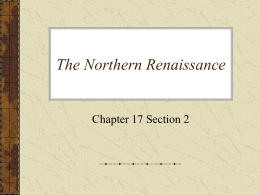17.2 The Northern Renaissance