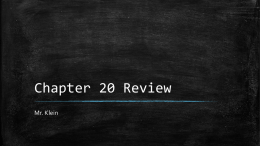 7th grade Chapter 20 reviewx