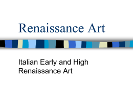 Renaissance Art APE