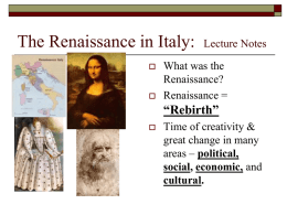 The Renaissance In Italy chapter 1_1