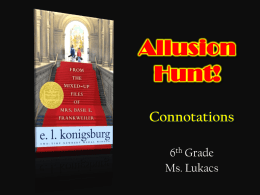 Allusion Hunt! - Harrisburg Academy Blog
