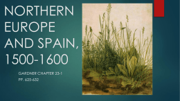 northern europe and spain, 1500-1600
