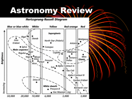 Astronomy Review - Net Start Class