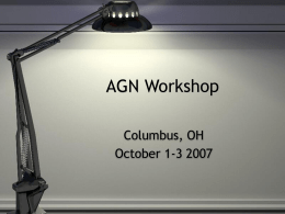 AGN Workshop