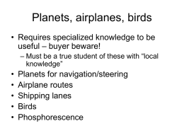 [] Planets, airplanes, birds