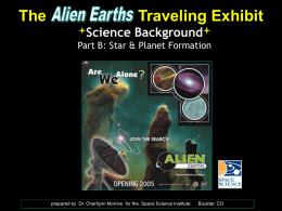 Alien Earths Floorplan (3,000 sq. ft) Major Exhibit Areas