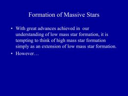Masers and high mass star formation Claire Chandler