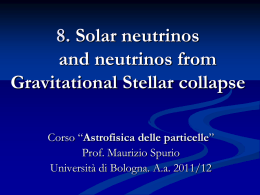 Neutrino Physics M. SPURIO University of Bologna and INFN