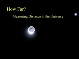 How Far? - Science A 2 Z