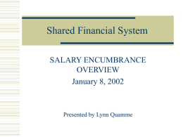 Shared Financial System - University of Wisconsin–Madison