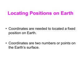 What is a coordinate system?