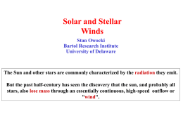 Solar and Stellar Winds - Bartol Research Institute