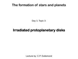 The formation of stars and planets - uni