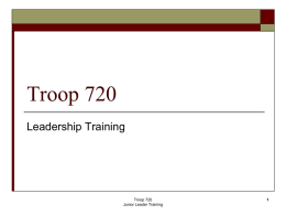 Troop 720 - Scoutmastercg.com