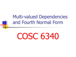 Normal Form Decompositions
