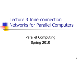 Lecture 1: Overview - Computer Science @ The College of