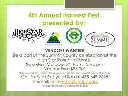 2nd Annual FREE Harvest Fest presented by: