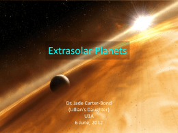 Extrasolar Planets - University of New South Wales