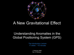 A New Gravitational Effect