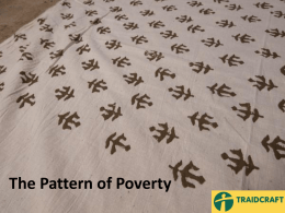 The Pattern of Poverty - Traidcraft for Schools