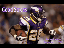 Good Stress - Wikispaces