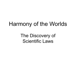 Cosmos 3: Harmony of the Worlds