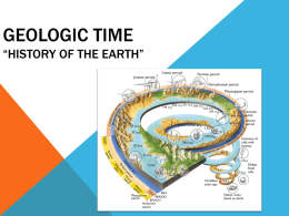 Intro Geologic Time