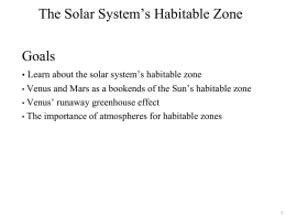 Lecture 09a: Habitable zones - Sierra College Astronomy Home Page