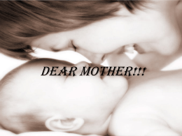 Dear Mother!!!