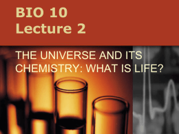 BIO 10 Lecture 2