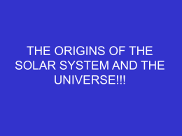 origins of the Universe
