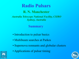 Radio pulsars