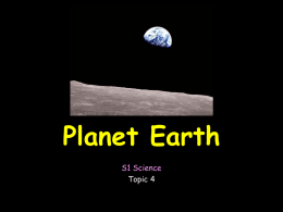 Planet Earth - ThinkChemistry