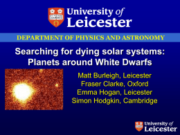 Imaging Planets around White Dwarfs - X