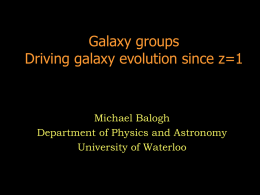 driving galaxy evolution since z=1