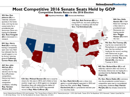 Competitive Senate Midterm Races